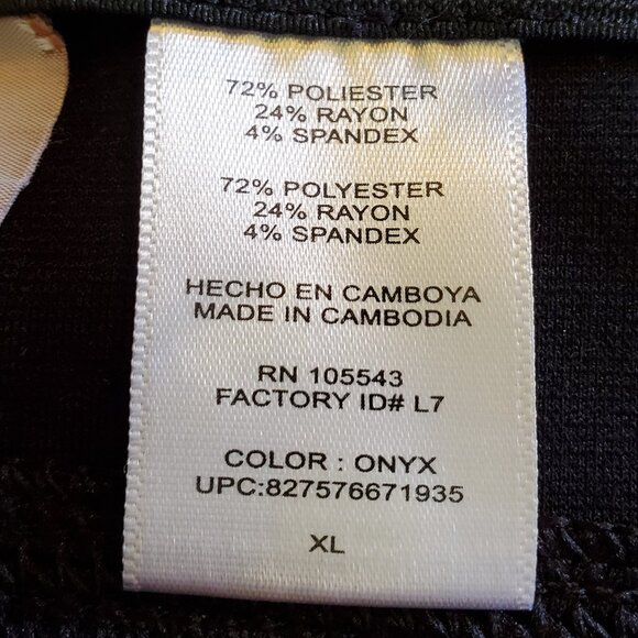 Black Daisy Fuentes Mini Skirt - Picture 3 of 3